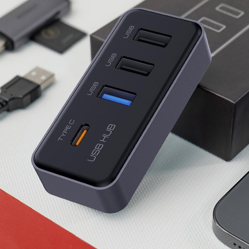 4 Ports Glove Box USB Hub Docking Station USB Adapter for Tesla Model 3 Model Y Car Accessories