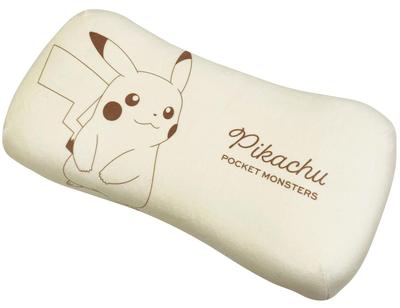 MORIPiLO Morishita Memory Foam Pillow Pokemon Pikachu 15x31cm Waist Rest Back Support Stuffed Toy Cushion Pokemon Character Goods Pastel Yellow