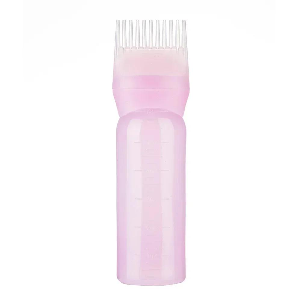 

BEPAN 120ml Hair Oil Applicator Bottle Hairdressing Shampoo Bottle Hair Dye Refillable Bottle Hair Coloring Hairdressing Styling Tools