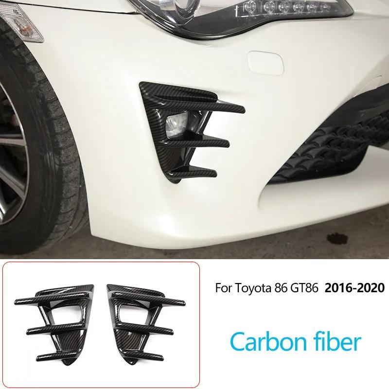 För Toyota 86/Subaru BRZ 2012-2020 ABS Kolfiber Interiörsats Instrumentbräda Mittkonsol Växelspakspanel Skydd Dekaler