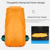60L Outdoor-Bergsteigertasche mit großer Kapazität Hochwertiges Nylon Wasserdicht Verschleißfest Wandertourentasche Unisex Reise Camping Sportrucksack