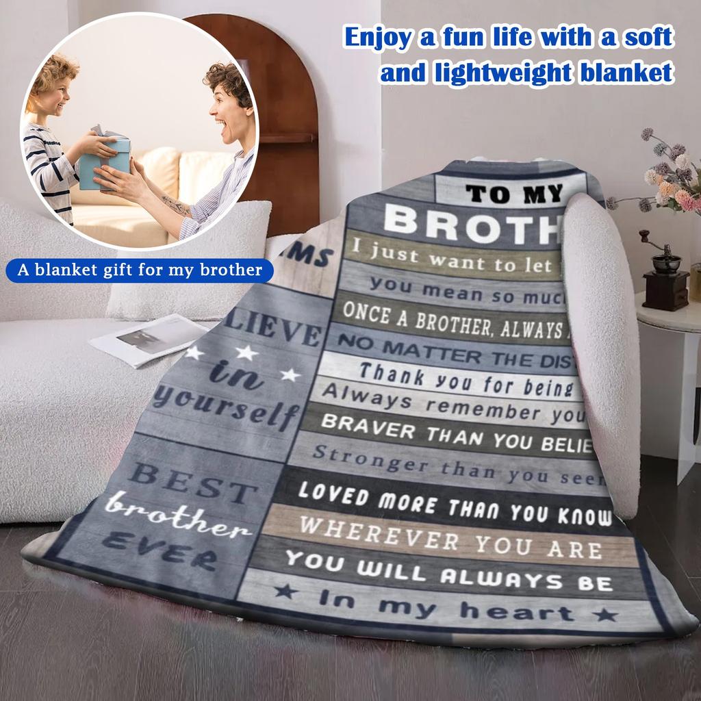 Flannel Printed Blanket , Universal For All Seasons, Family Leisure Sofa Cover Blanket