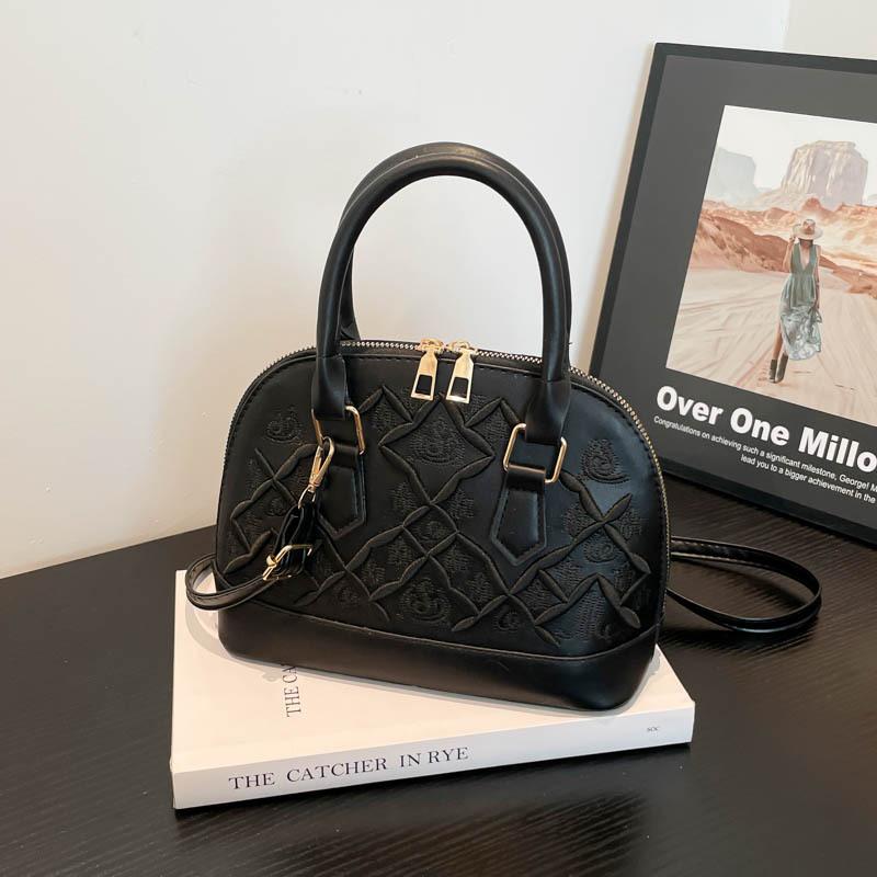 Plaid Simple Crossbody Bag Women Fashion Retro Shoulder Bag Casual Shell Purse Comfortable and Versatile Texture Storage Bags