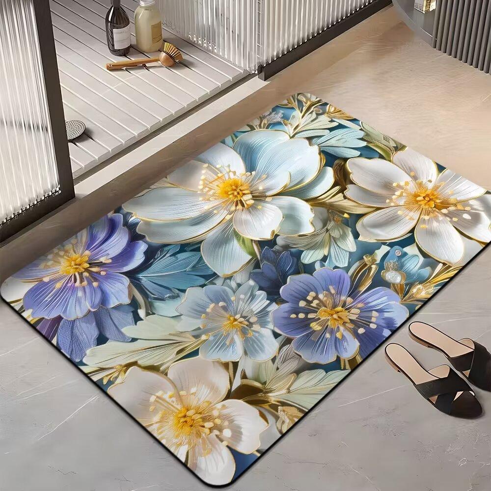 Bathroom Quick-drying Door Mat Diatom Mud Absorbent Floor Mat Toilet Toilet Entry Door Non-slip Mat Diatomaceous Earth Foot Mat