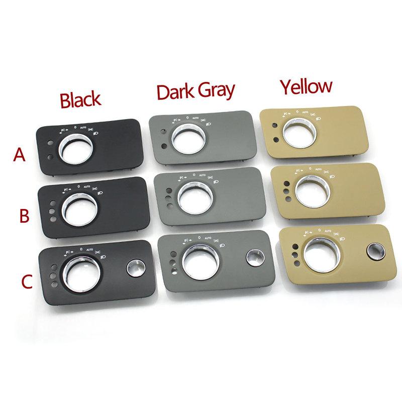 Car Dashboard Headlight Switch Cover Trim Replacement For Mercedes Benz W219 CLS Class 300 350 500 2007-2009