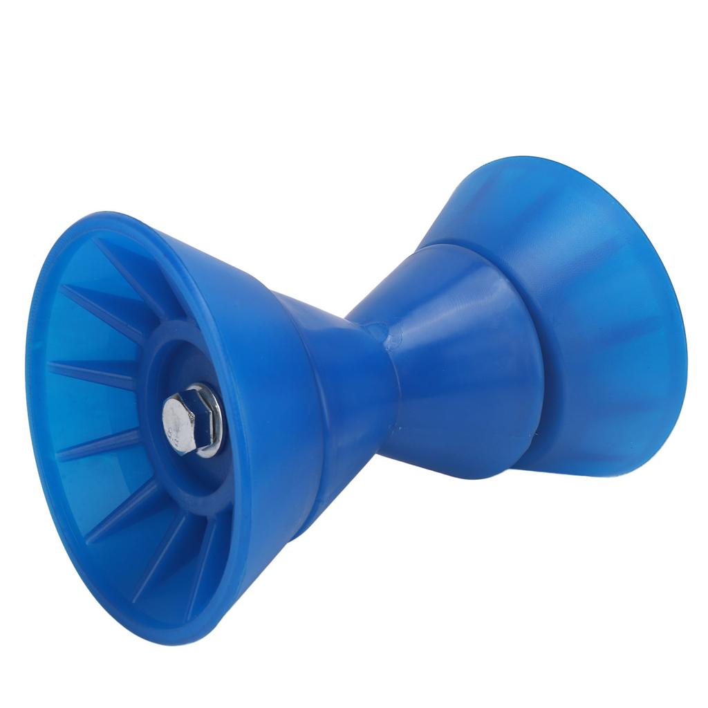 4 Inch Boat Roller Bow Stop with 1 2in Shaft Scratch Resistant PU Blue Trailer Roller Assembly for Yachts