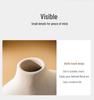 Nordic Style White Ceramic Vase for Elegant Living Room Flower Arrangements