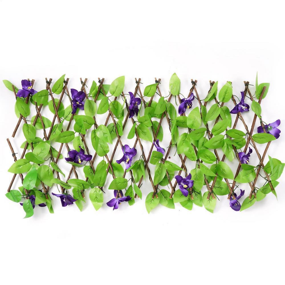 Artificial Hedge Hedge Plant Privacy Fence Screen Wall Greenery Backdrop Decor Faux Fence Mat Adjustable for Stairs Balcony