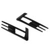 Glossy Black Front Fog Lamp Eyebrow Eyelid Cover Trim Replacement for MK7 2014‑ 2017