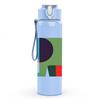1PC Cute Multicolor Elephant Animal Print 750ml Color Plastic Sports Water Bottle Leakproof Flip Straw Lid Suitable for Sports Office Home Use