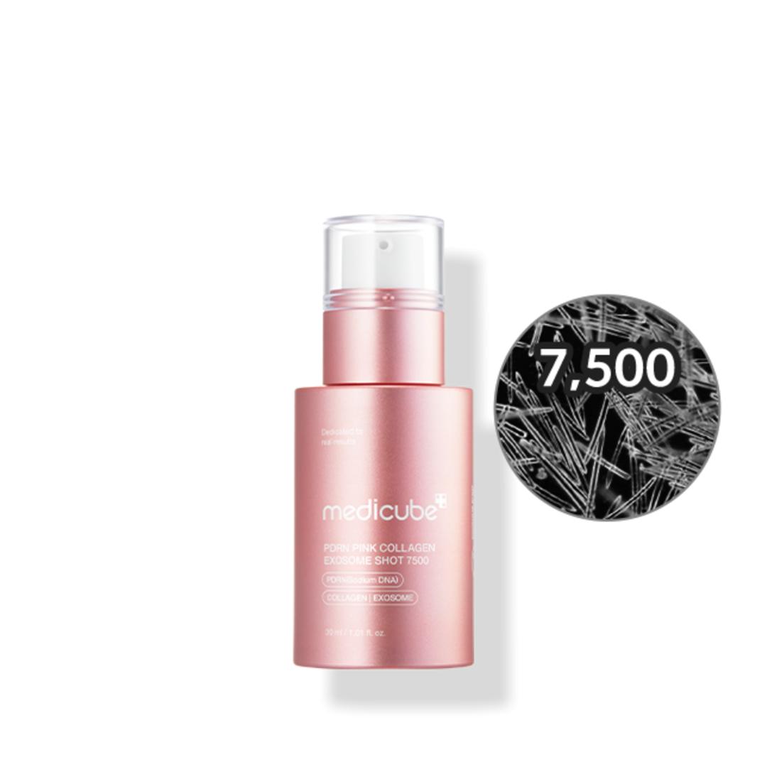 Medicube PDRN Pink Collagen Exosome Shot Serum 7500 Skin Booster Ampoule 30ml 1 Pack (30ml)
