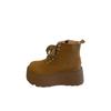 2025 New Spring and Summer Small Man Heightened Platform Martin Boots Women's British Style Retro Lace-up Short Boots