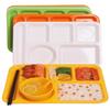 Melamin 6-Fach Cafeteria Tablett Set