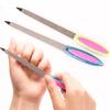Double Sided Nail Art Buffers Stainless Steel Nail File Manicure Tools Manicure Files for Salon and Homes Easy to Use