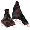 Car Gear Shift Knob Gaiter Boot Cover  PU Leather Parking Handbrake Grips Covers For Opel Astra G Zafira A 1998-2004 24430525