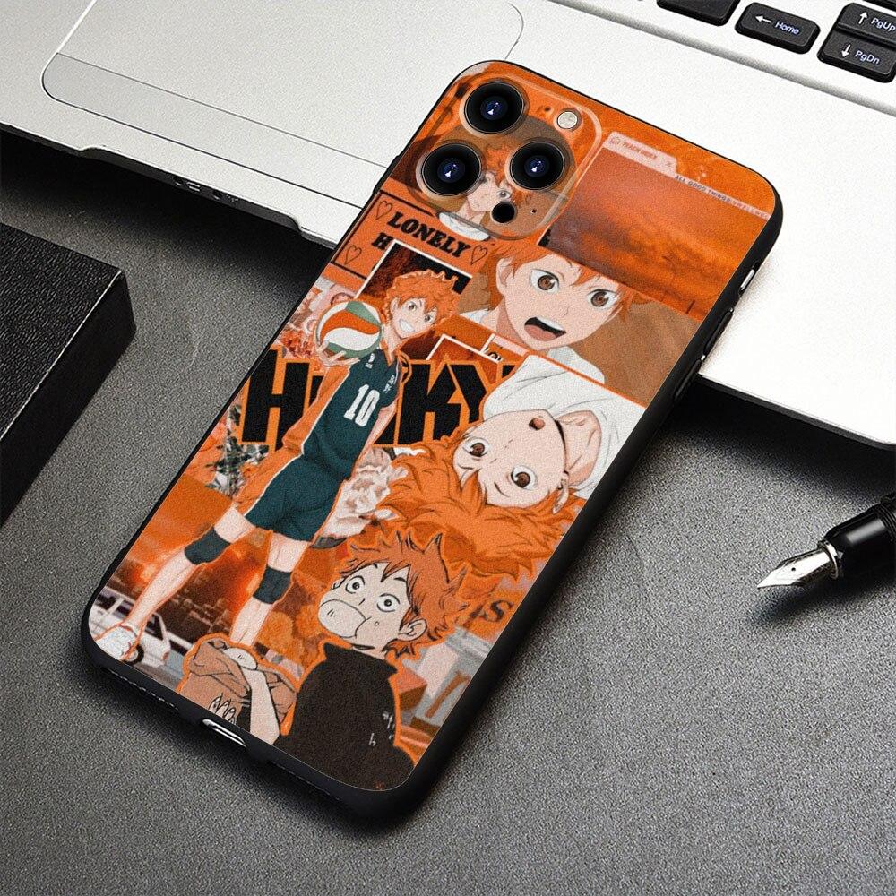 Husa pentru Apple iPhone XR 12 XS 14 7 8 Plus 11 X 13 Pro Max SE 6S Mini 5S SE2 6 5 Husa de telefon Haikyuu Volleyball Anime