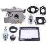 WT-589 Carburetor Kit with Spark Plug Gaskets for ECHO CS300 CS301 CS305 CS306 CS340 CS341 CS345 A021000231 Chainsaw Carb