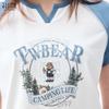 Teenie Weenie Women's Cartoon Bear Letter T-Shirt