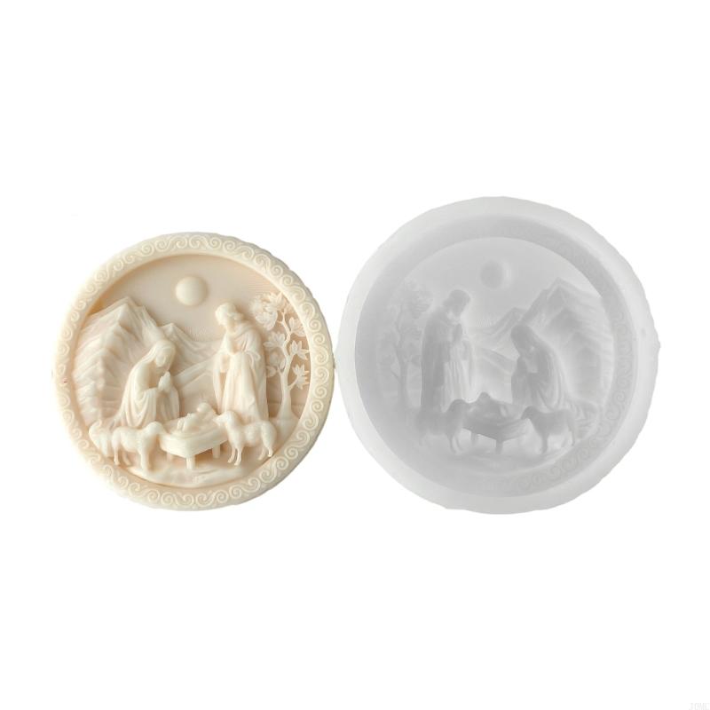 Christmas Themed Silicone Mould for Intricate Designs and Repeated Crafting Use J0MC