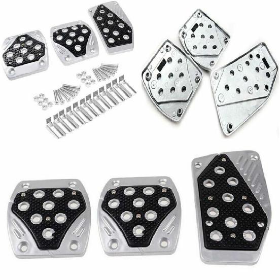 Universal Aluminum APC Non-Slip Car Foot Pedals Pad Covers Manual Transmission
