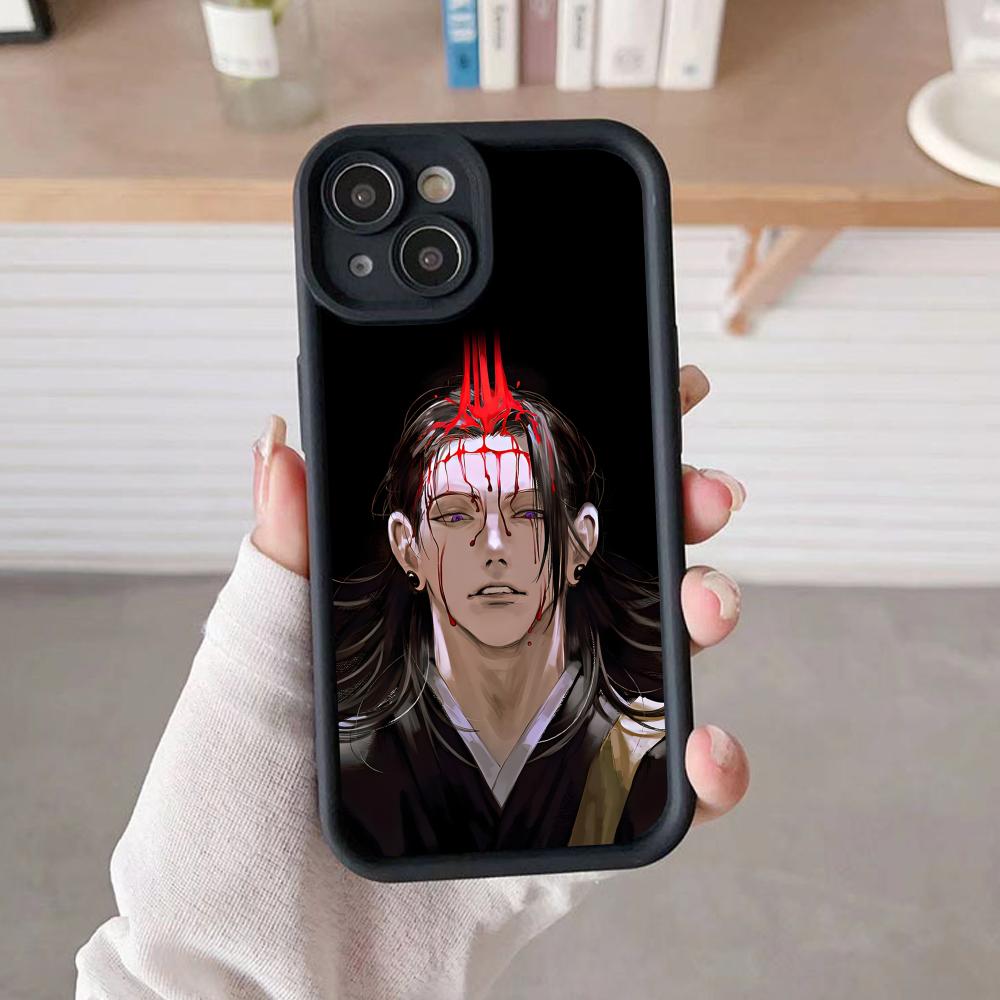 Jujutsu Kaisen Geto Suguru Phone Case for iPhone 17 16 15 14 13 12 11 Air Pro Max Plus Thicken TPU Colorful Cover Luxury Cover