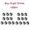 40pcs 1/4 Inch To 3/8 Inch Convert Screws Standard Adapter Universal Camera Adapter Screw Tripod Ballhead Conversion Nut Adapter