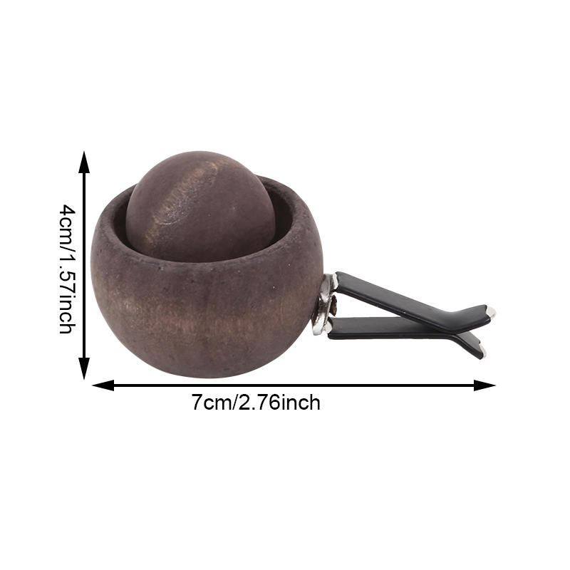 Car Wooden Essential Oil Diffusers-Spherical Design Bedroom Decor Diffuser Car Home Room Fragrance Natural Fragrance Dispersion