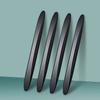 2/4Pcs Car Anti-collision Strip Clear Black Self-adhesive Flexible Reusable Universal SUV Truck Auto Body Door Side Rearview Mirror Bumper Protector