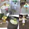 Little Yellow Duck Flying Saucer Children's Raincoat Cartoon Baby Umbrella Children's Rain Shoes Set Rain Poncho One-piece