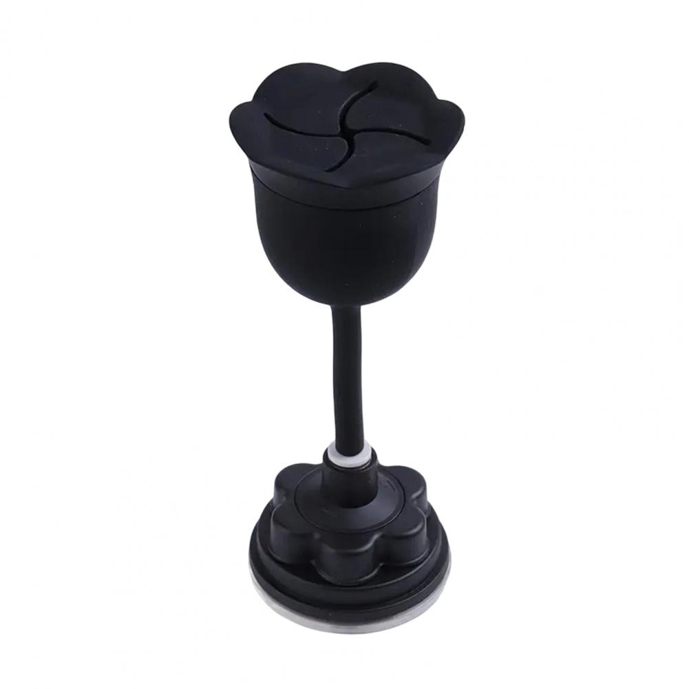 Flower Shape Nail Polish Holder 360 Degrees Rotating Tilted Anti-Spill Untippable Suction Gel Polish Bottle Stand