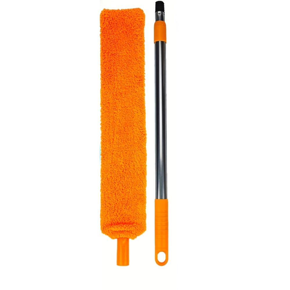UNTIOR Flexible Under Furniture Duster with Long Handle Flexible Cleaning Duster Brush for Home Pole Dusting And Cleaning Tool