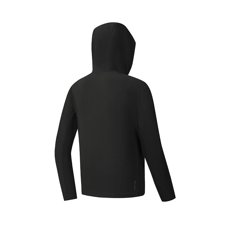 FILA Fitness Casual Versatile Hooded Zip Knit Jacket Men jackets A11M541503FBK