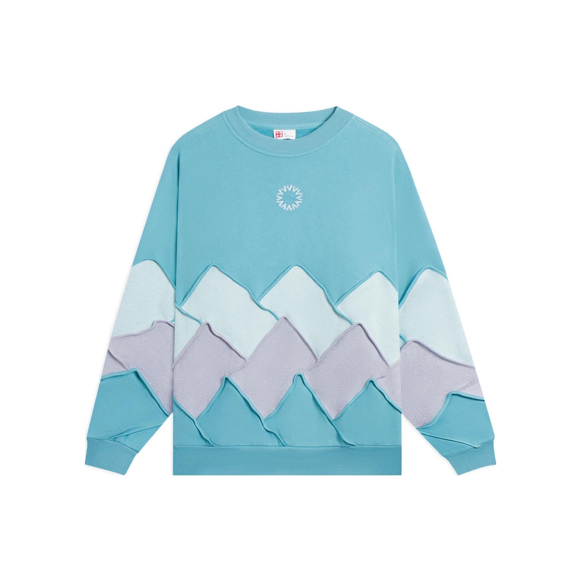 Li Ning Sweatshirt Men s Ocean Blue AWDSC79-3 XL