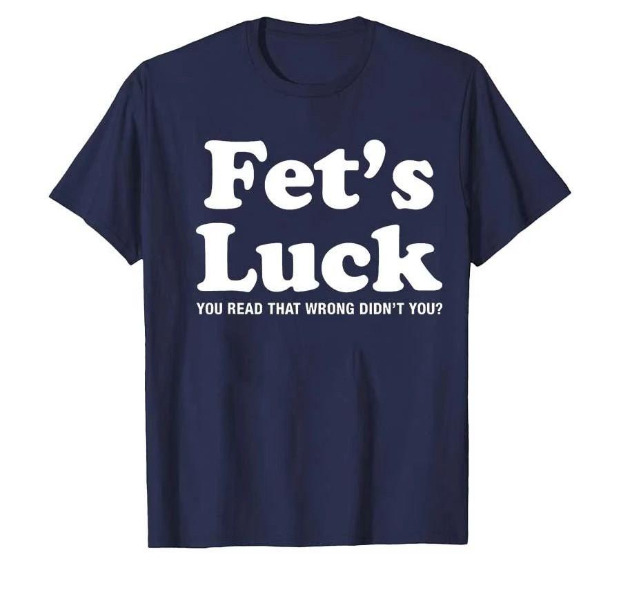 

Y2k Hip Pop Tops Fets Luck Tshirt Print Cotton Tee Retro Casual Loose Streetwear Round Neck High Quality T Shirts Unisex 4XL
