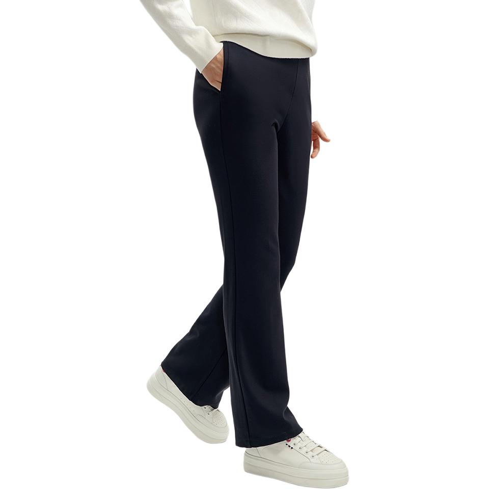 Fila New Fashion Simple Basic Flared Casual Pants Women Bottoms Legendary-Blue F11W411609F-NV