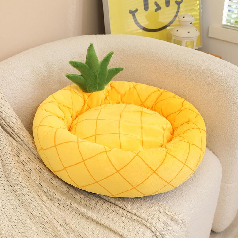 Pet Bed Shark Pineapple Shaped Soft