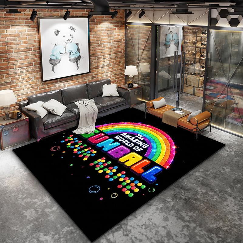 Cartoon Characters Collage Custom Name Carpet Rug For Living Room Bedroom Home Sofa Decoration Kids Play Nonslip Floor Mat
