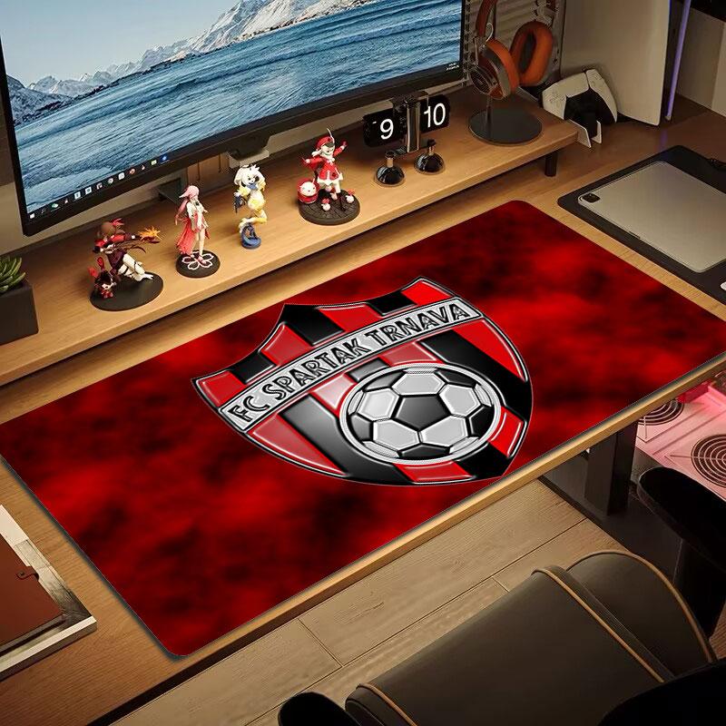 FC Spartak Trnava Mouse Pad, Large Gaming Desk Mat, Non-slip XXL Mousepad for Laptop & Tablet, Mini PC Playmat with Stitched Edges