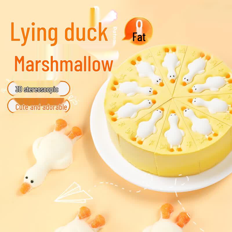 Xianwowo 3D Lying Duck Marshmallows
