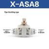 AirTAC Pneumatic One-Way Throttle Valve ASA/PSA 4-12mm - Speed Control & Flow Regulation