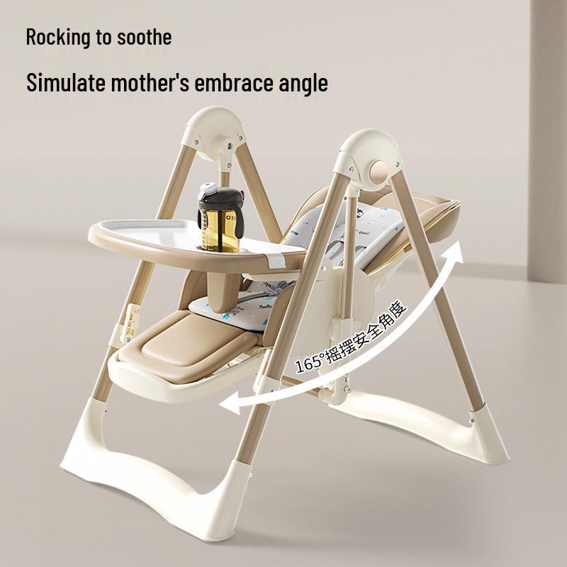 Multifunctional Foldable Baby High Chair - Portable Infant Dining Seat