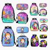 Afor Adley School Backpack Set For Kids Large Size 20-35l Capacity Zipper Closure