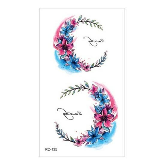 Waterproof Gradient Color Cartoon Temporary Tattoos for Men & Women
