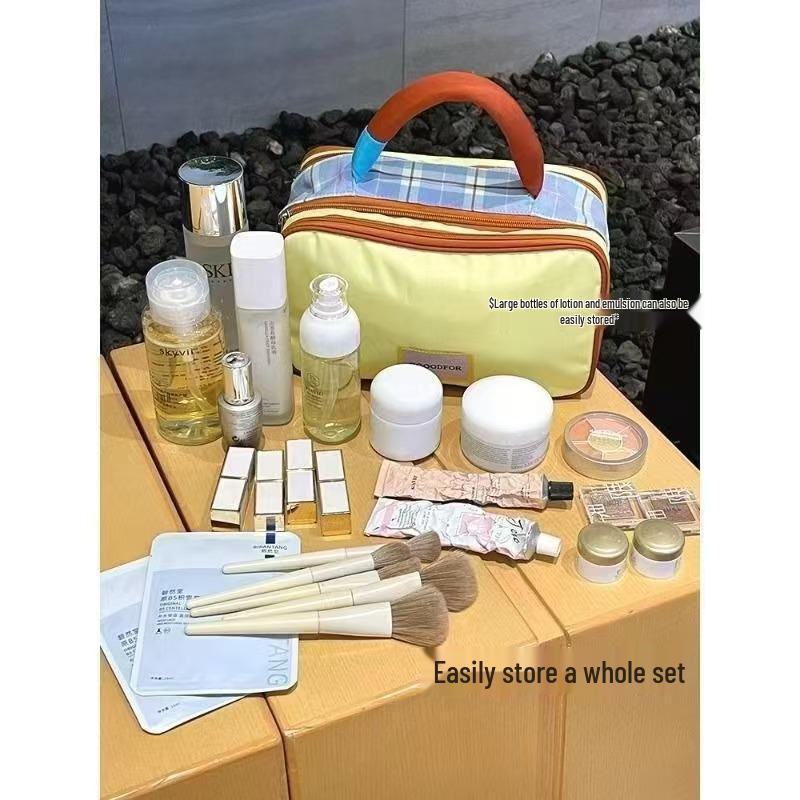 Portable Large Capacity Multi-Layer Makeup & Toiletry Travel Bag