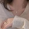 Retro Korean Style Rhinestone Clavicle Necklace for Women - Trendy, Simple, & Fashionable Jewelry