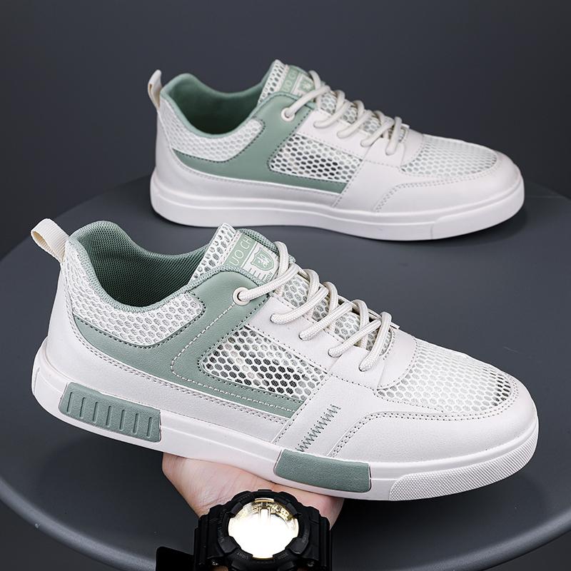 Large Size 47 Men Shoes Summer Mesh Vulcanized Breathable Walking Sport Shoes For Men Flat Sneakers Fashion Skateboarding Shoes