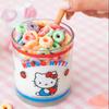 [Hello Kitty] Retro Glass Cup 3P Set / Lilfant Hello Kitty Curly Dishwasher-Safe Stainless Steel Cup
