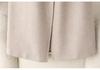 Women's 2026 Spring New Long Wool Double-Faced Coat with Large Lapel and Belted Waist