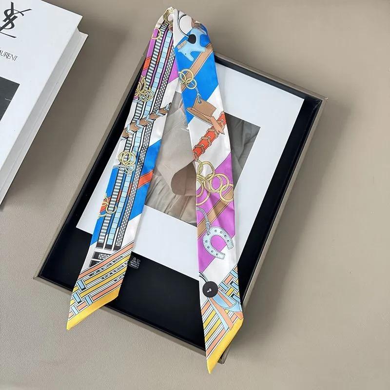 Damen Französischer Stil Gürtel Tragekette Schal 1 Stück Langes Band Haarband Krawatte Ganzjährig Handtaschenriemen Vielseitiges Accessoire