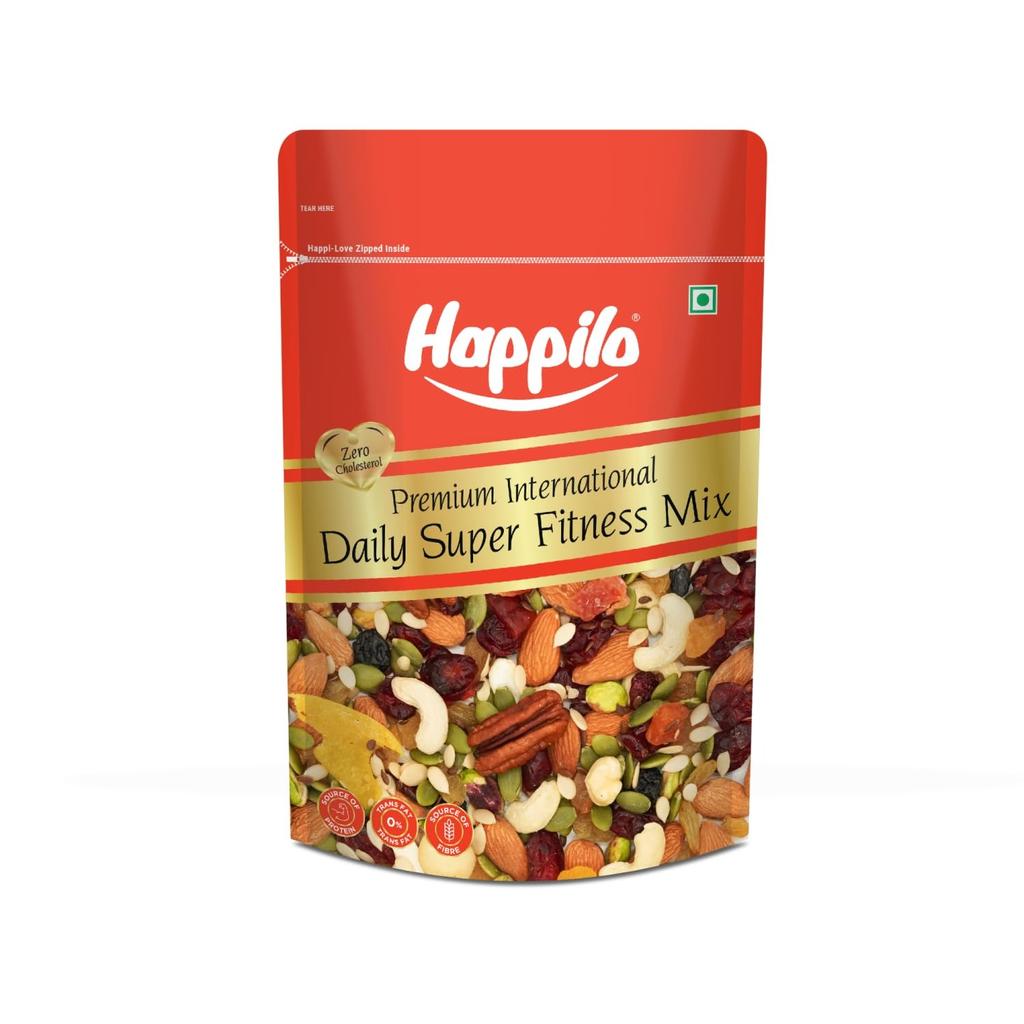 Фитнес-микс (160 г), Premium International Daily Super Fitness Mix, Happilo